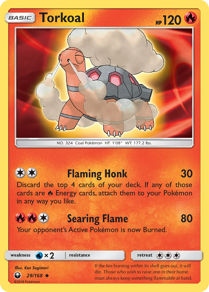 Torkoal (29/168) [Sun & Moon: Celestial Storm] | Card Merchant Takapuna