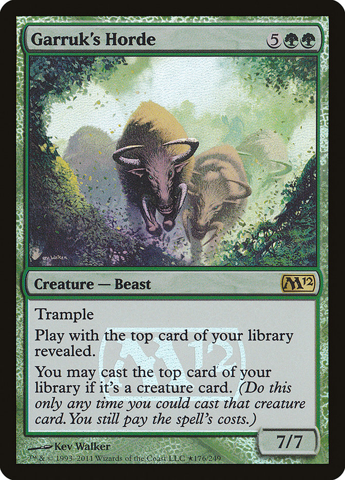 Garruk's Horde [Magic 2012 Prerelease Promos] | Card Merchant Takapuna