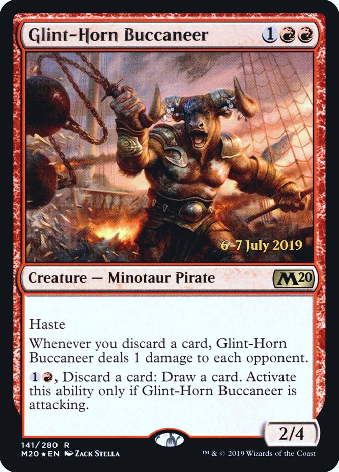 Glint-Horn Buccaneer [Core Set 2020 Prerelease Promos] | Card Merchant Takapuna