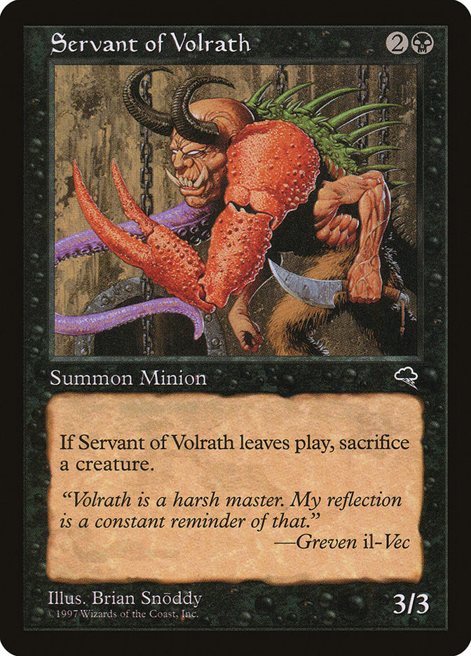 Servant of Volrath [Tempest] | Card Merchant Takapuna