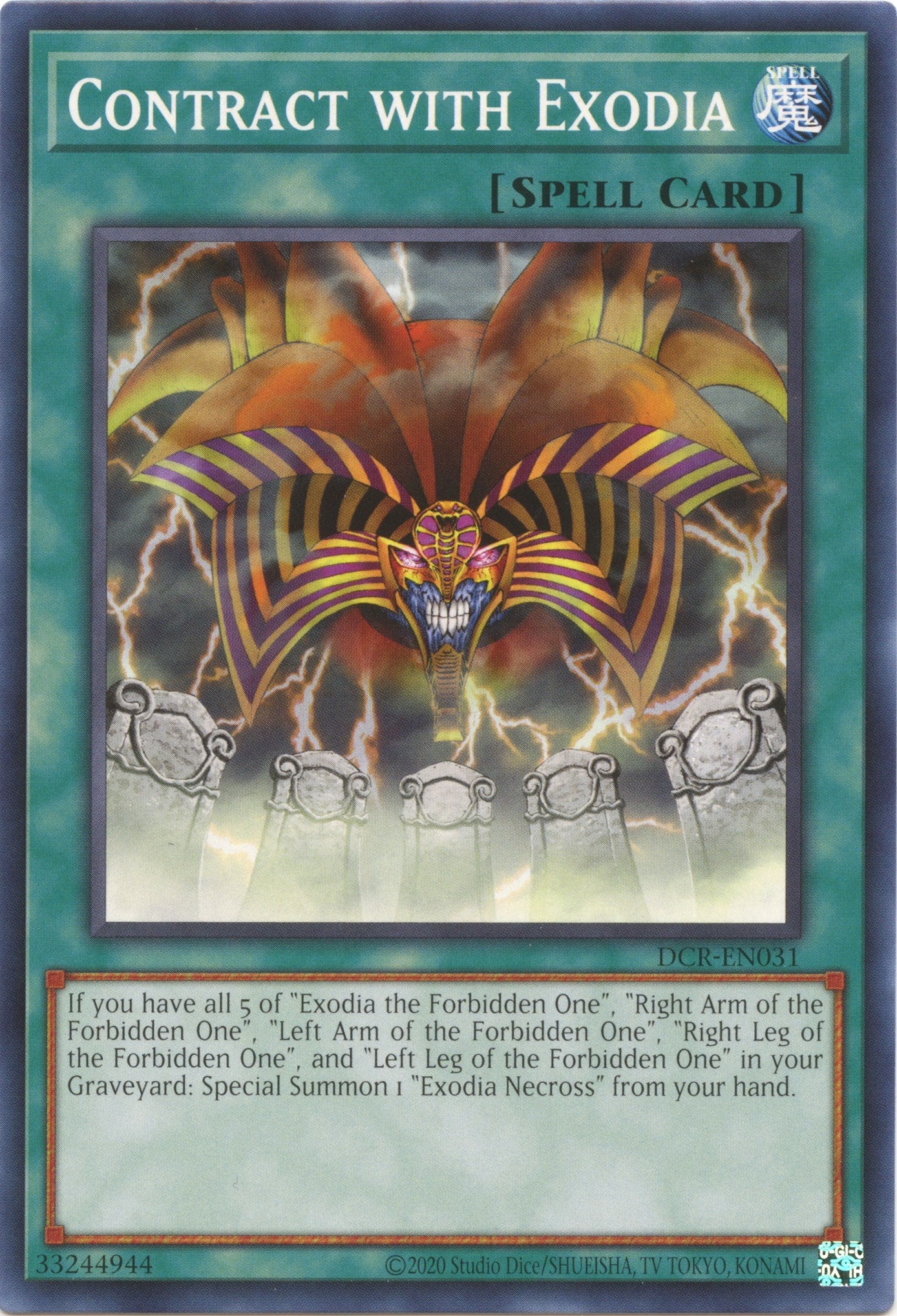 Contract with Exodia (25th Anniversary) [DCR-EN031] Common | Card Merchant Takapuna