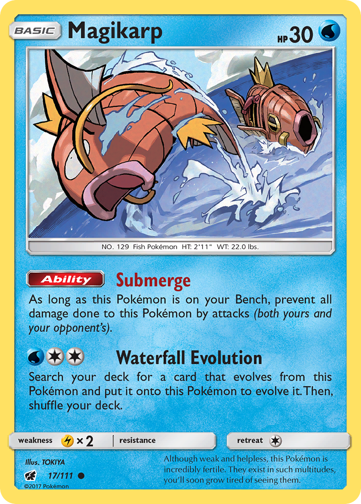 Magikarp (17/111) [Sun & Moon: Crimson Invasion] | Card Merchant Takapuna