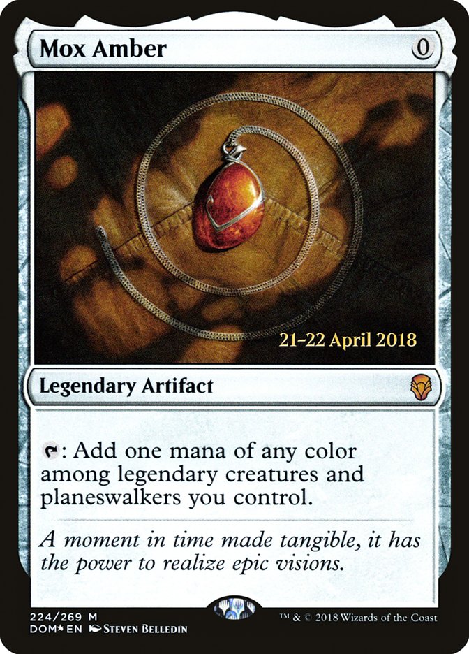 Mox Amber [Dominaria Prerelease Promos] | Card Merchant Takapuna