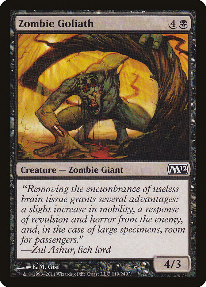 Zombie Goliath [Magic 2012] | Card Merchant Takapuna