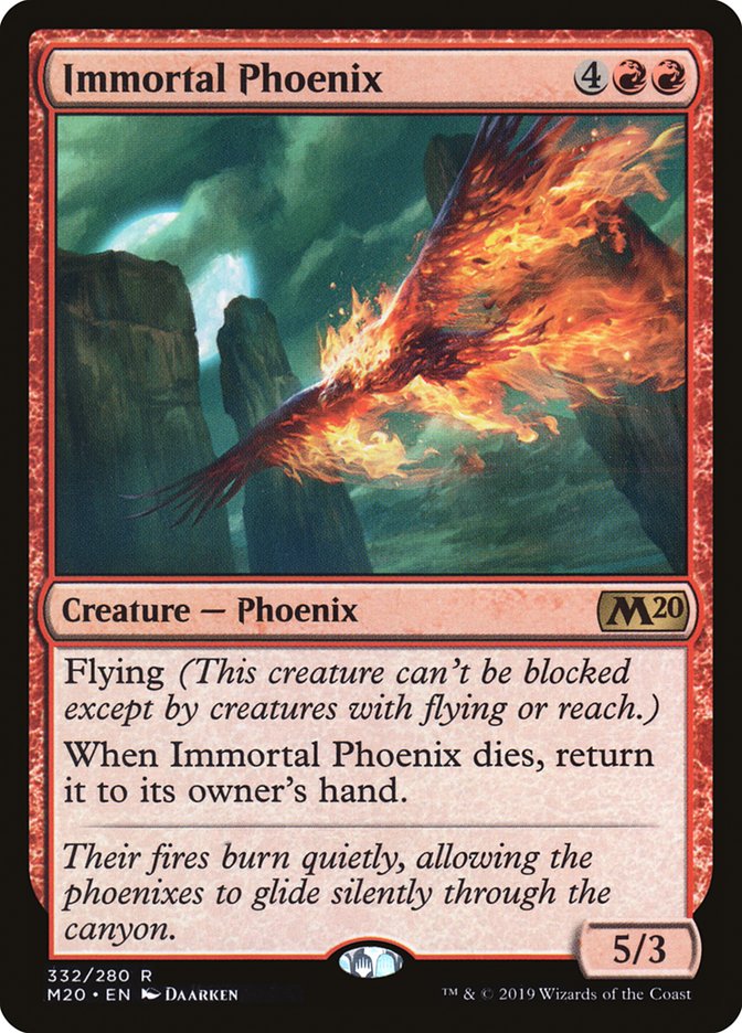 Immortal Phoenix [Core Set 2020] | Card Merchant Takapuna