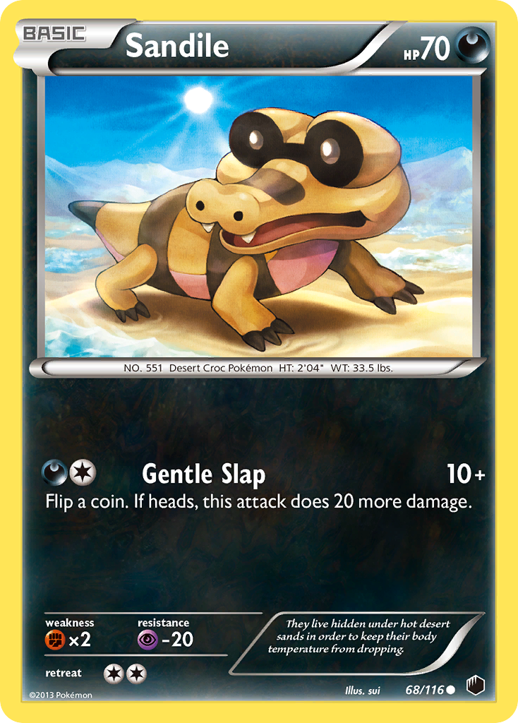 Sandile (68/116) [Black & White: Plasma Freeze] | Card Merchant Takapuna