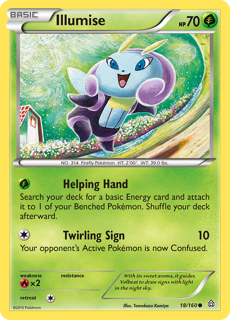 Illumise (18/160) [XY: Primal Clash] | Card Merchant Takapuna