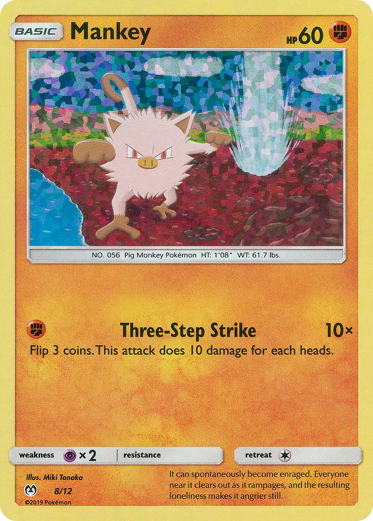 Mankey (8/12) [McDonald's Promos: 2019 Collection] | Card Merchant Takapuna