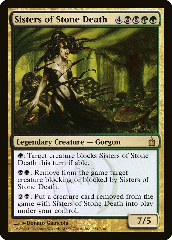 Sisters of Stone Death [Ravnica: City of Guilds] | Card Merchant Takapuna