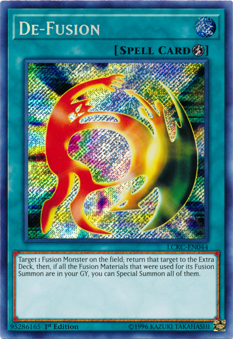 De-Fusion [LCKC-EN044] Secret Rare | Card Merchant Takapuna