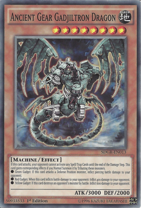 Ancient Gear Gadjiltron Dragon [SDGR-EN013] Common | Card Merchant Takapuna