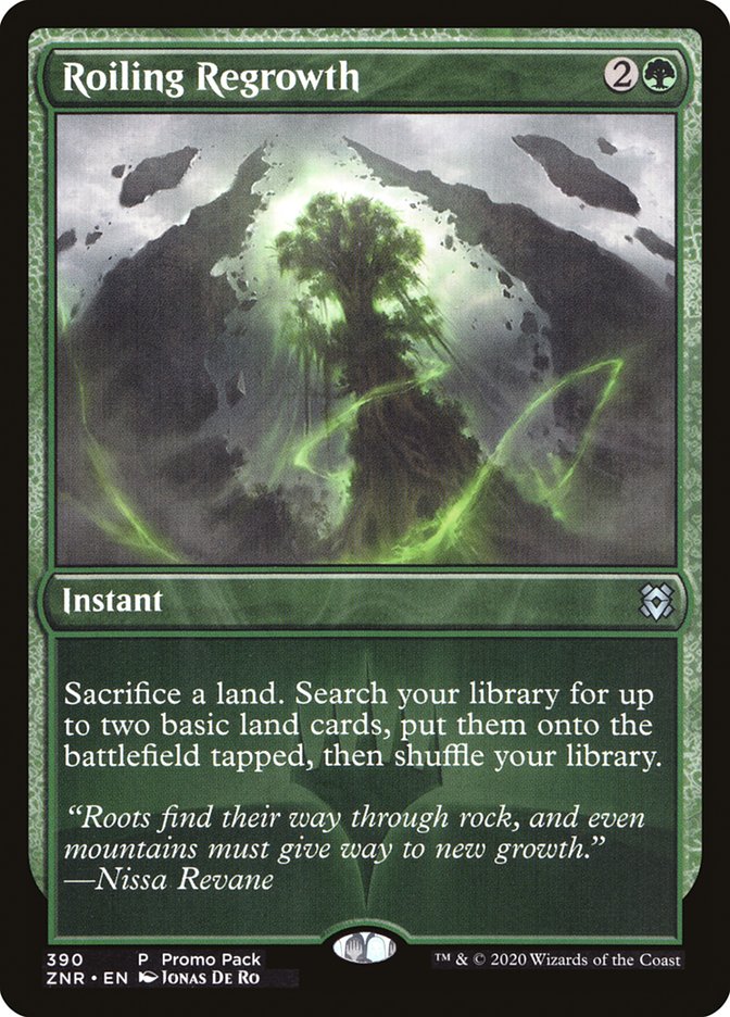 Roiling Regrowth (Promo Pack) [Zendikar Rising Promos] | Card Merchant Takapuna