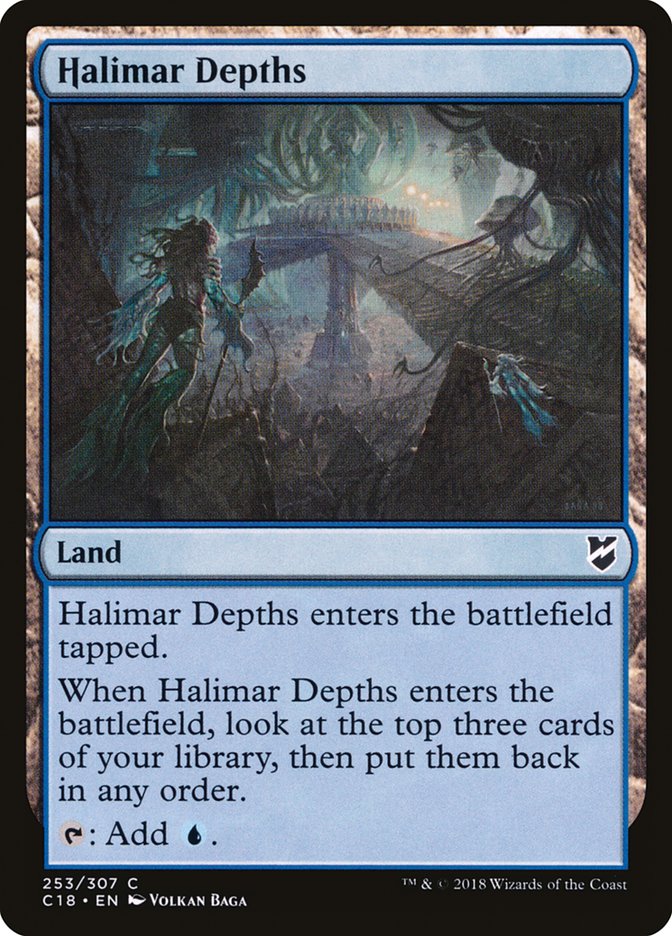 Halimar Depths [Commander 2018] | Card Merchant Takapuna