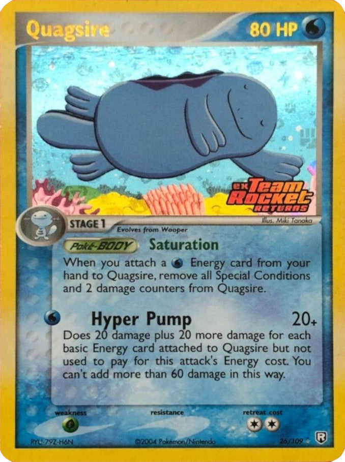 Quagsire (26/109) (Stamped) [EX: Team Rocket Returns] | Card Merchant Takapuna