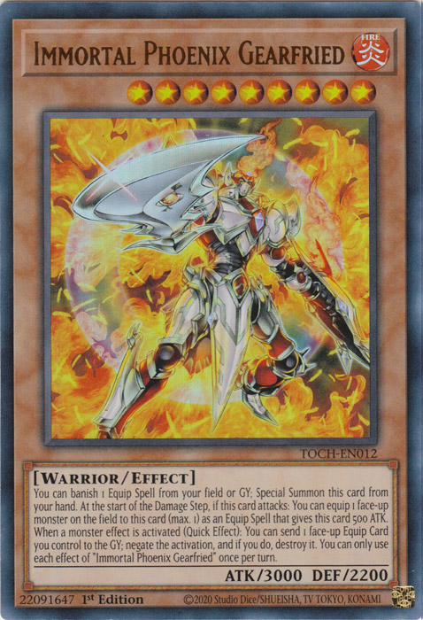 Immortal Phoenix Gearfried [TOCH-EN012] Ultra Rare | Card Merchant Takapuna