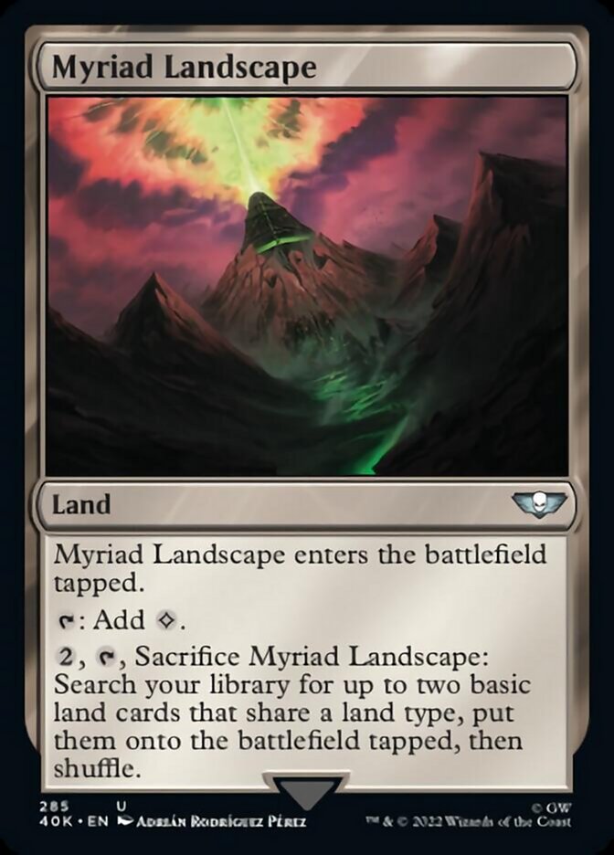 Myriad Landscape [Warhammer 40,000] | Card Merchant Takapuna