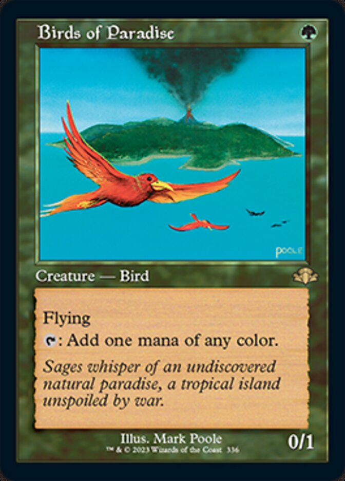 Birds of Paradise (Retro) [Dominaria Remastered] | Card Merchant Takapuna