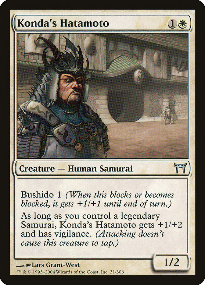 Konda's Hatamoto [Champions of Kamigawa] | Card Merchant Takapuna