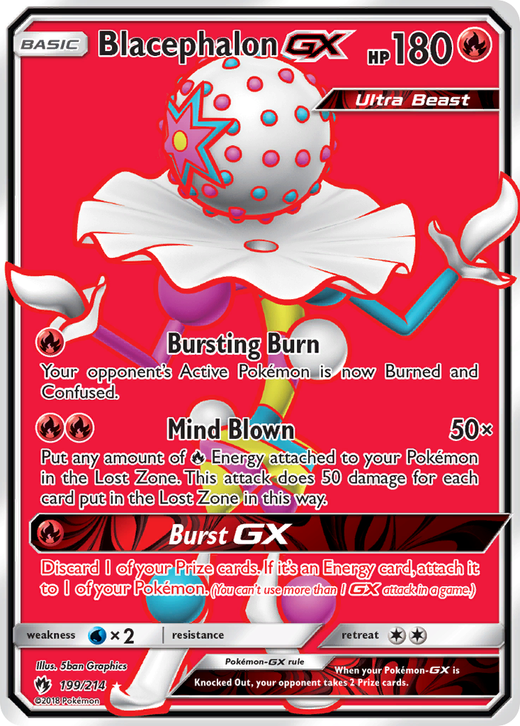 Blacephalon GX (199/214) [Sun & Moon: Lost Thunder] | Card Merchant Takapuna