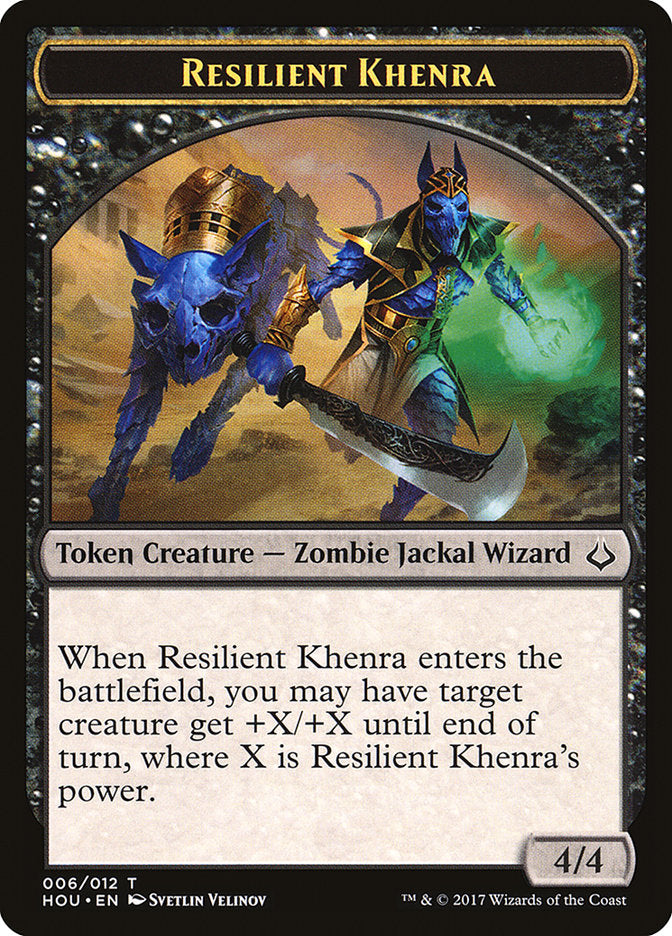 Resilient Khenra Token [Hour of Devastation Tokens] | Card Merchant Takapuna