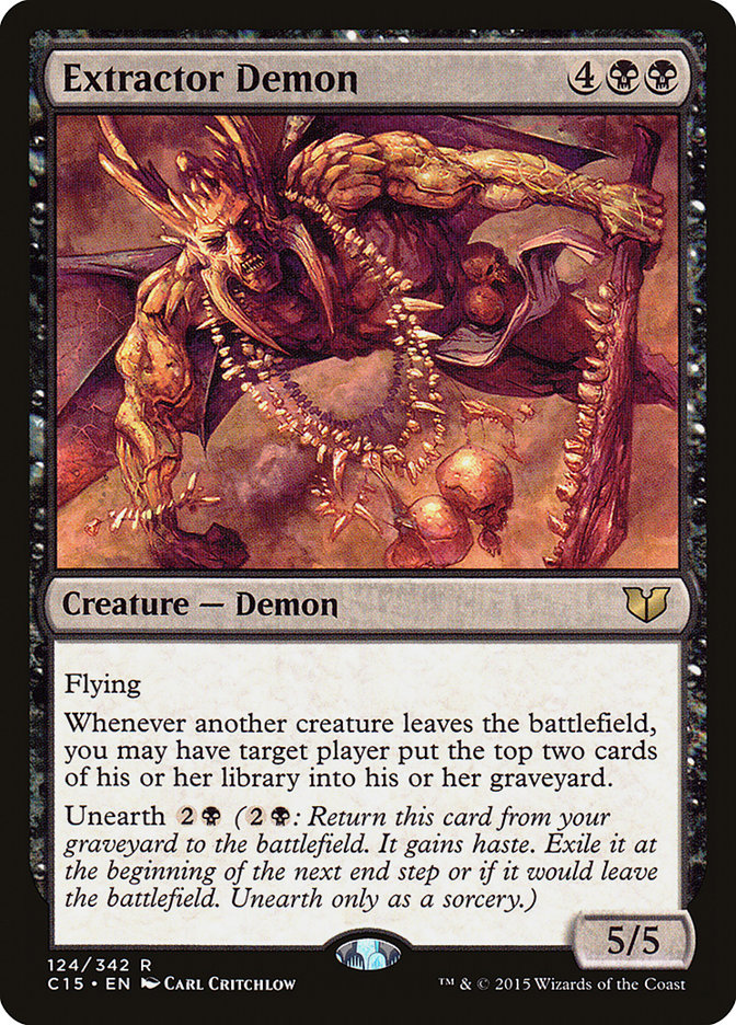 Extractor Demon [Commander 2015] | Card Merchant Takapuna