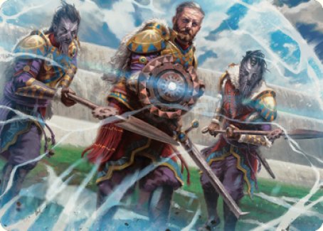 Argivian Phalanx Art Card [Dominaria United Art Series] | Card Merchant Takapuna