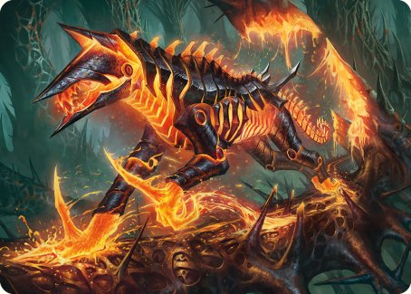 Kuldotha Cackler Art Card [Phyrexia: All Will Be One Art Series] | Card Merchant Takapuna