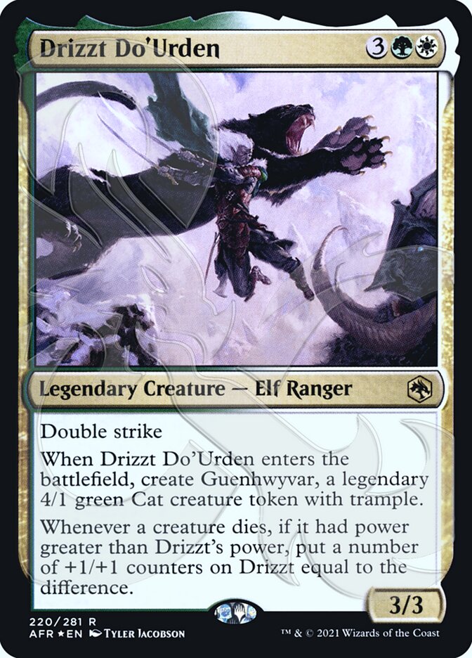 Drizzt Do'Urden (Ampersand Promo) [Dungeons & Dragons: Adventures in the Forgotten Realms Promos] | Card Merchant Takapuna