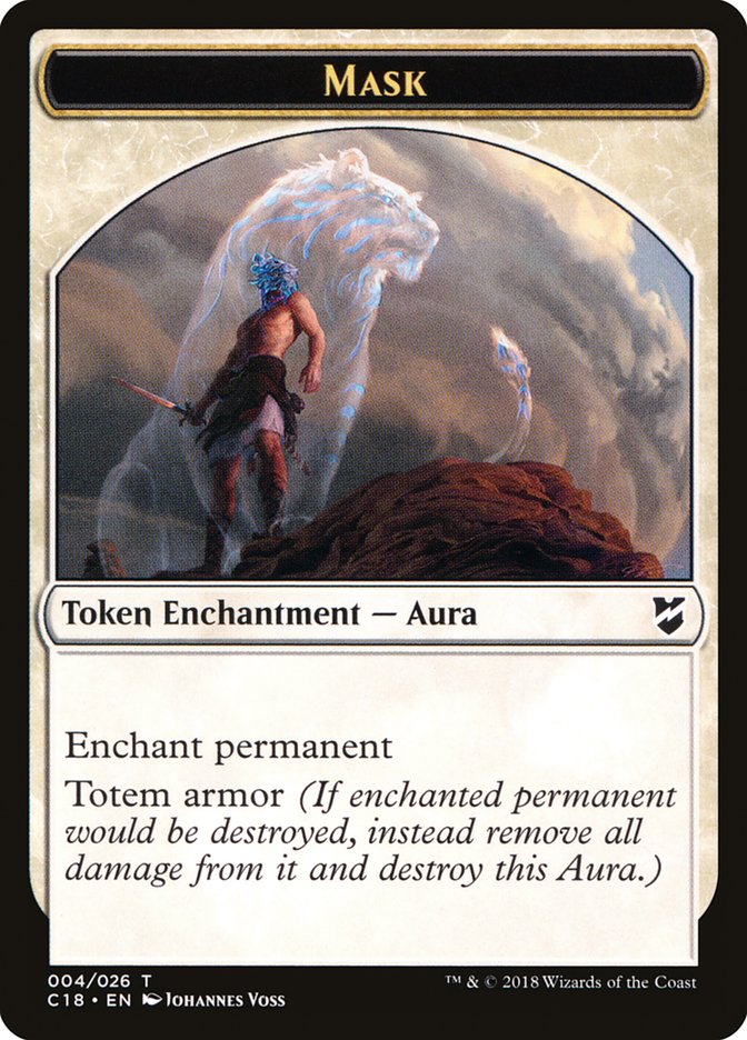 Mask Token [Commander 2018 Tokens] | Card Merchant Takapuna