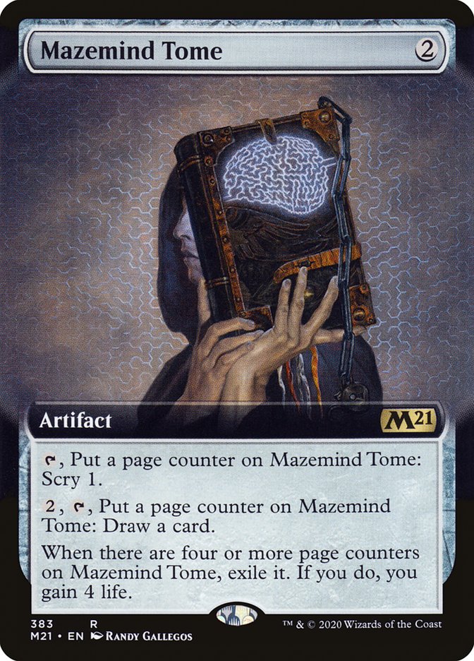 Mazemind Tome (Extended Art) [Core Set 2021] | Card Merchant Takapuna