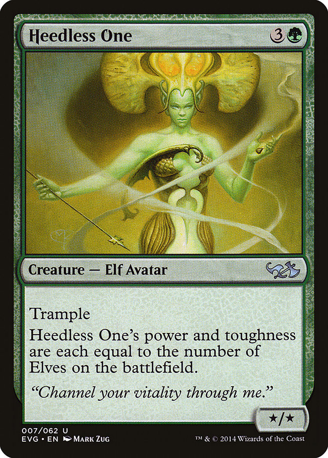 Heedless One (Elves vs. Goblins) [Duel Decks Anthology] | Card Merchant Takapuna