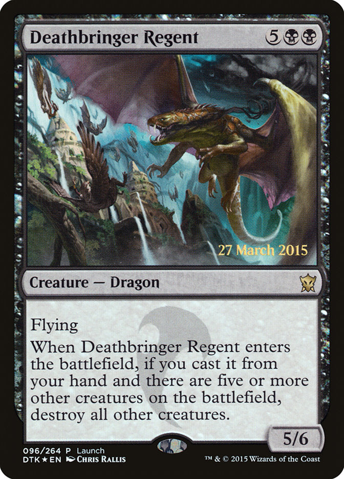 Deathbringer Regent (Launch) [Dragons of Tarkir Prerelease Promos] | Card Merchant Takapuna