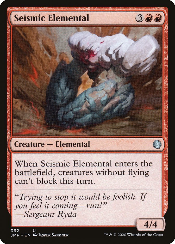 Seismic Elemental [Jumpstart] | Card Merchant Takapuna