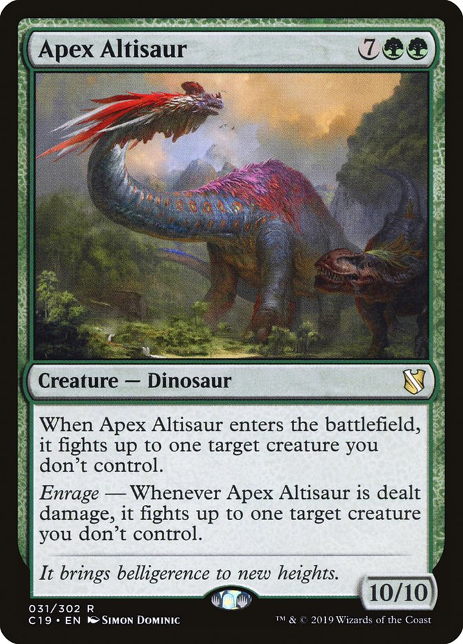 Apex Altisaur [Commander 2019] | Card Merchant Takapuna