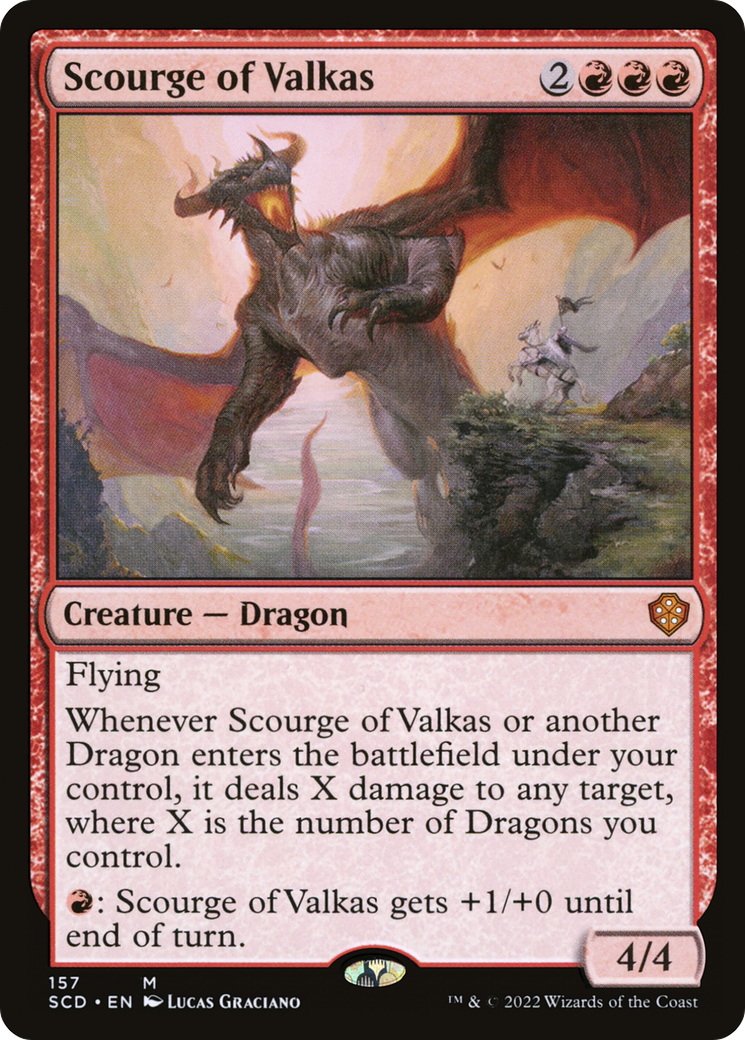 Scourge of Valkas [Starter Commander Decks] | Card Merchant Takapuna