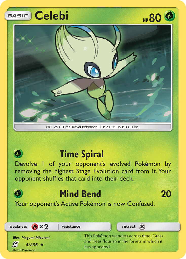 Celebi (4/236) [Sun & Moon: Unified Minds] | Card Merchant Takapuna