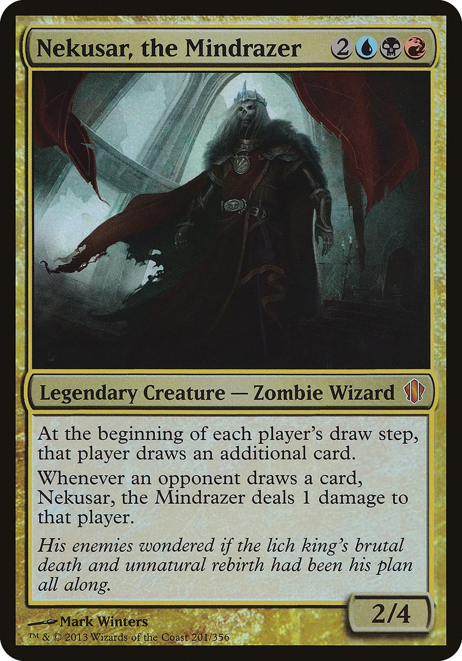 Nekusar, the Mindrazer (Oversized) [Commander 2013 Oversized] | Card Merchant Takapuna