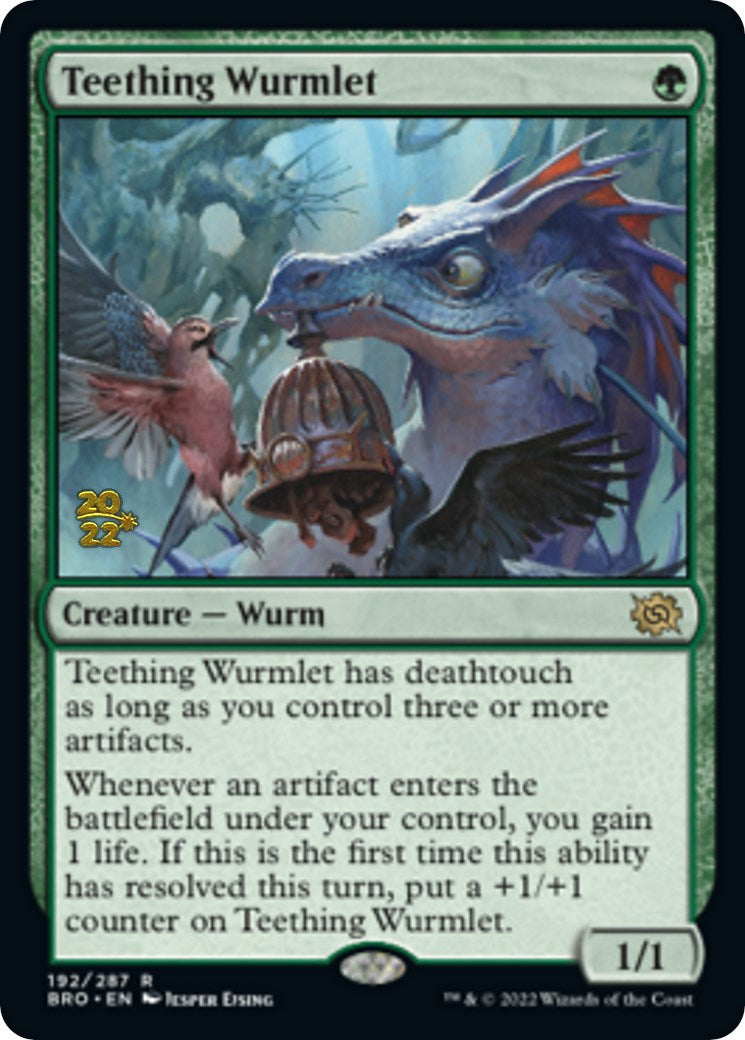 Teething Wurmlet [The Brothers' War Prerelease Promos] | Card Merchant Takapuna