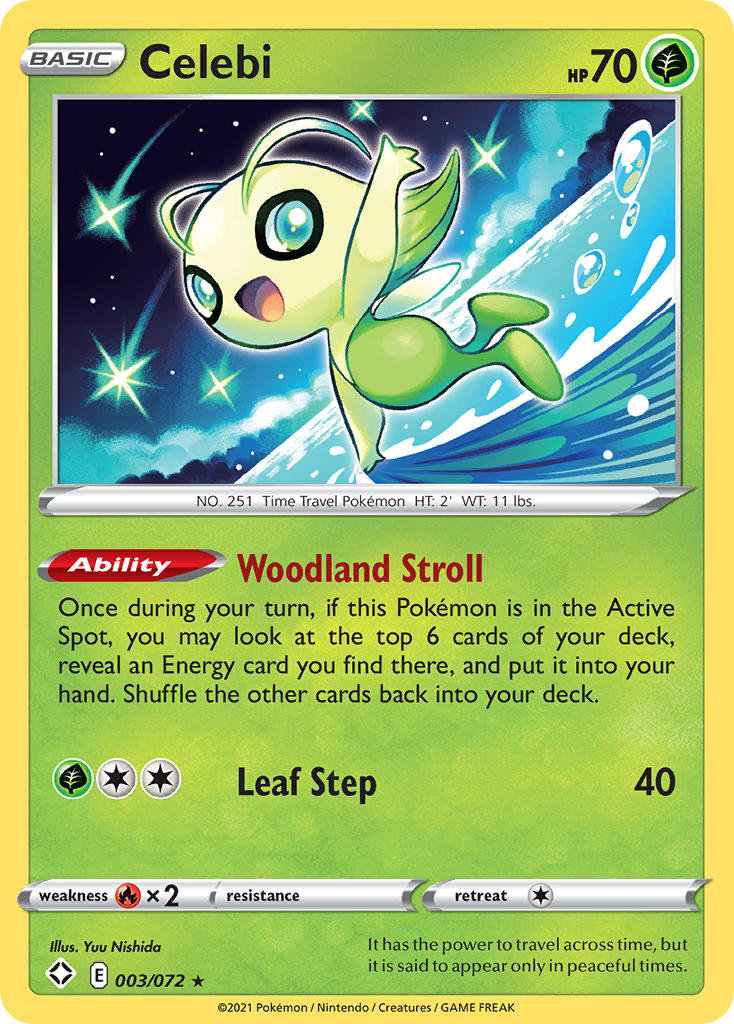 Celebi (003/072) [Sword & Shield: Shining Fates] | Card Merchant Takapuna