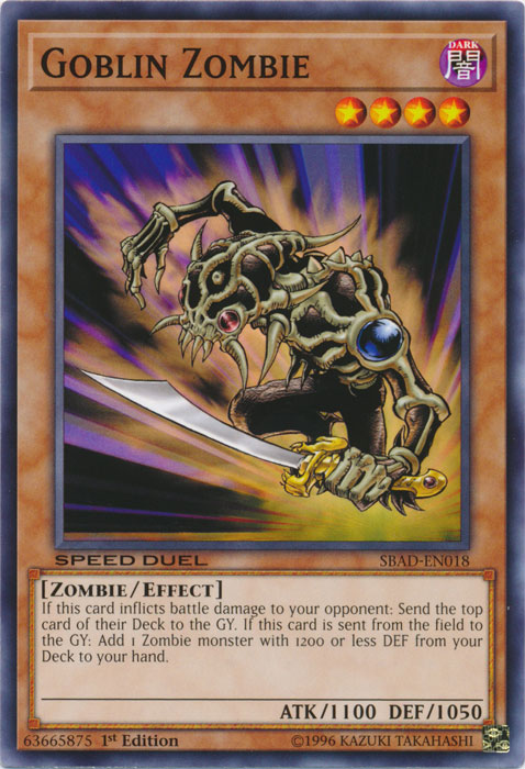 Goblin Zombie [SBAD-EN018] Common | Card Merchant Takapuna