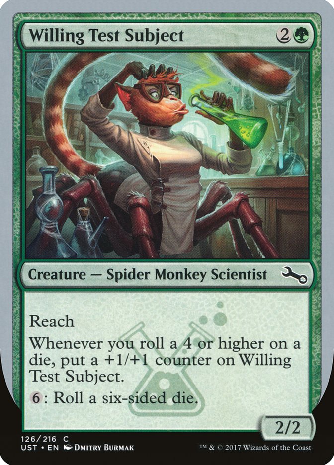 Willing Test Subject [Unstable] | Card Merchant Takapuna