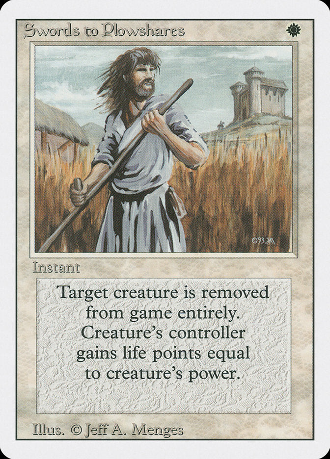 Swords to Plowshares [Revised Edition] | Card Merchant Takapuna