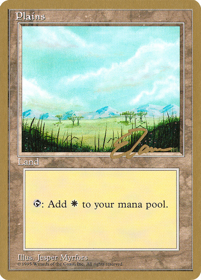 Plains (et365) (Eric Tam) [Pro Tour Collector Set] | Card Merchant Takapuna