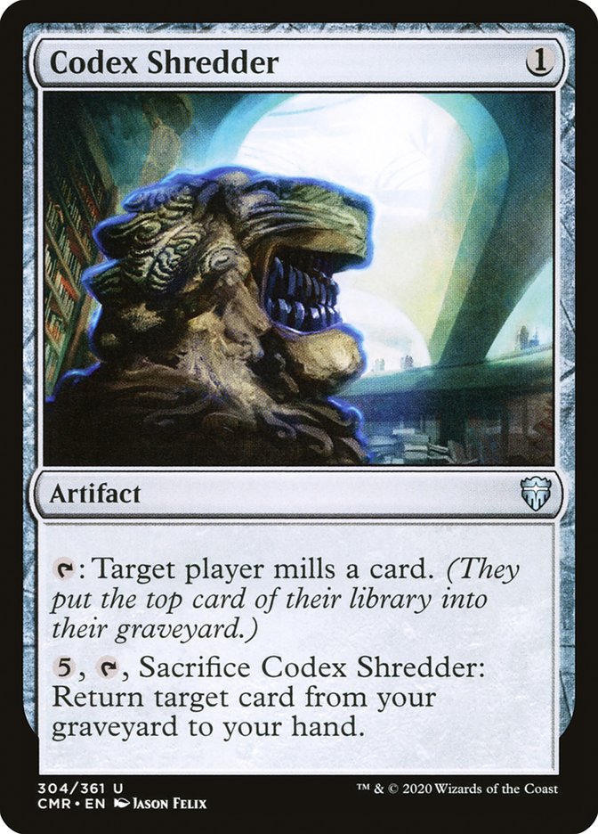 Codex Shredder [Commander Legends] | Card Merchant Takapuna