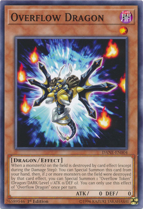 Overflow Dragon [DANE-EN004] Common | Card Merchant Takapuna