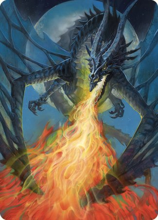 Balefire Dragon Art Card [Commander Masters Art Series] | Card Merchant Takapuna