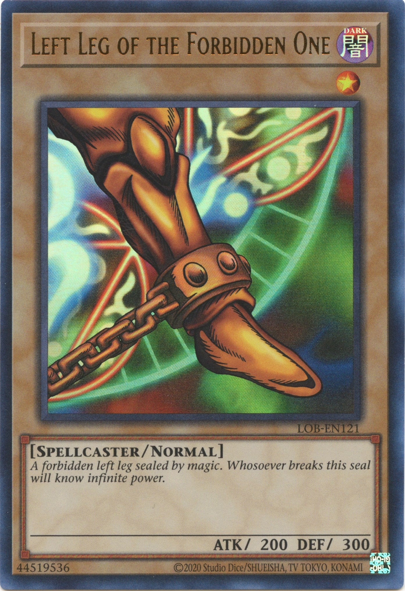 Left Leg of the Forbidden One (25th Anniversary) [LOB-EN121] Ultra Rare | Card Merchant Takapuna