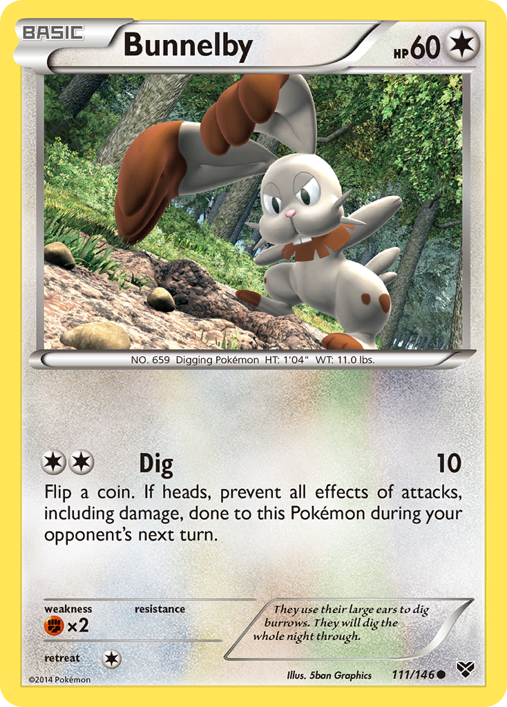 Bunnelby (111/146) [XY: Base Set] | Card Merchant Takapuna