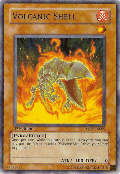 Volcanic Shell [FOTB-EN009] Rare | Card Merchant Takapuna