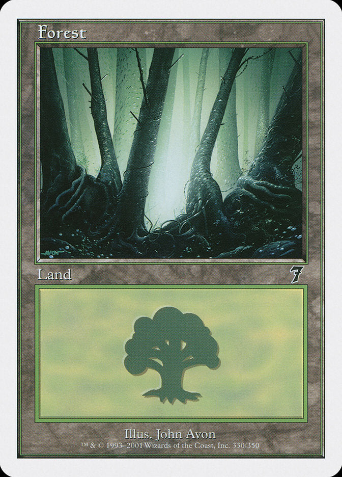 Forest (330) [Seventh Edition] | Card Merchant Takapuna